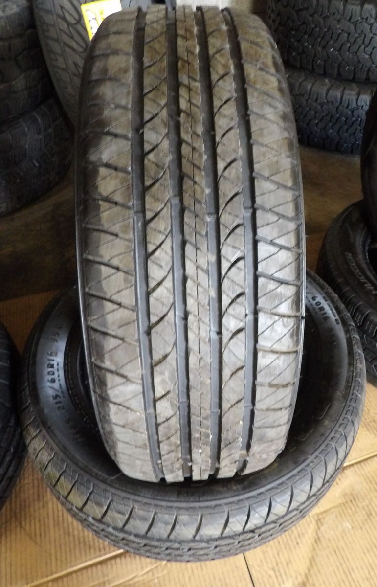 215/60R16 DOUGLS TOURING ALL SEASON PAIR OF TWO USED TIRES