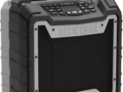 ECOXGEAR EcoBoulder+ GDI-EXBM901 Rugged Waterproof Bluetooth Speaker with 50+ Hr Playtime