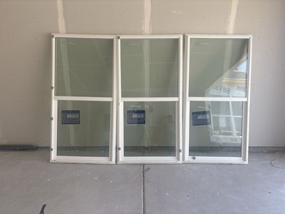 AMSCO Vinyl Single-Hung Windows - White (Set of 3)