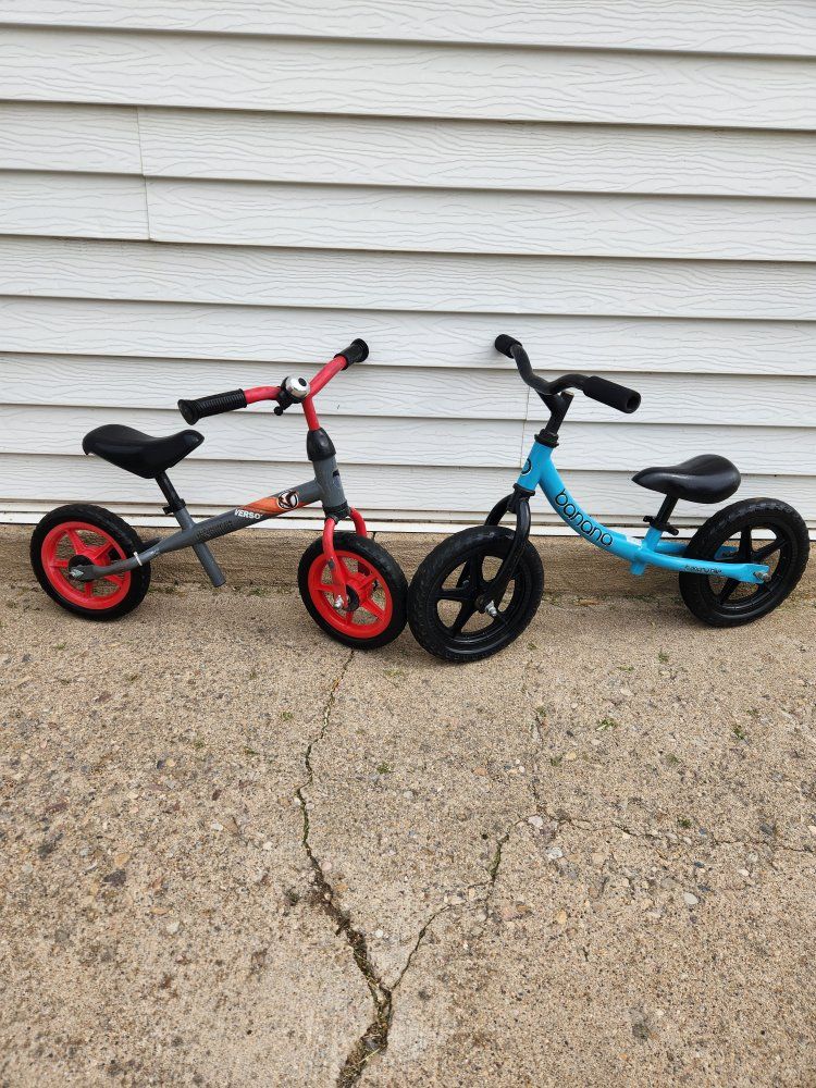 balance bike, banana, verso, good condition