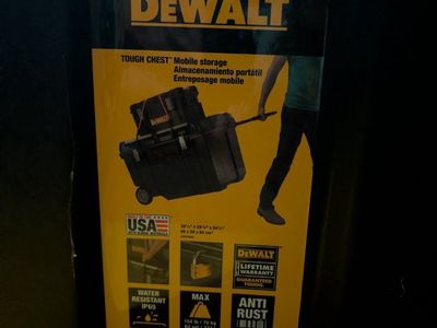 DEWALT DWST08204 Tough System Mobile Modular Storage Rolling Tool Box - Large