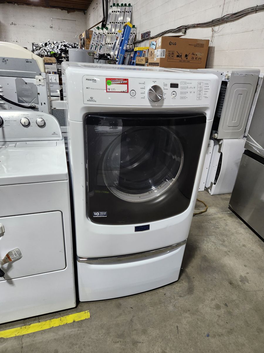 Maytag Maxima Steam Front Load Gas Dryer! W-Warranty