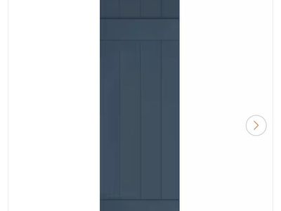 New Pair Of 14 X 47 -Board And Batten Shutters