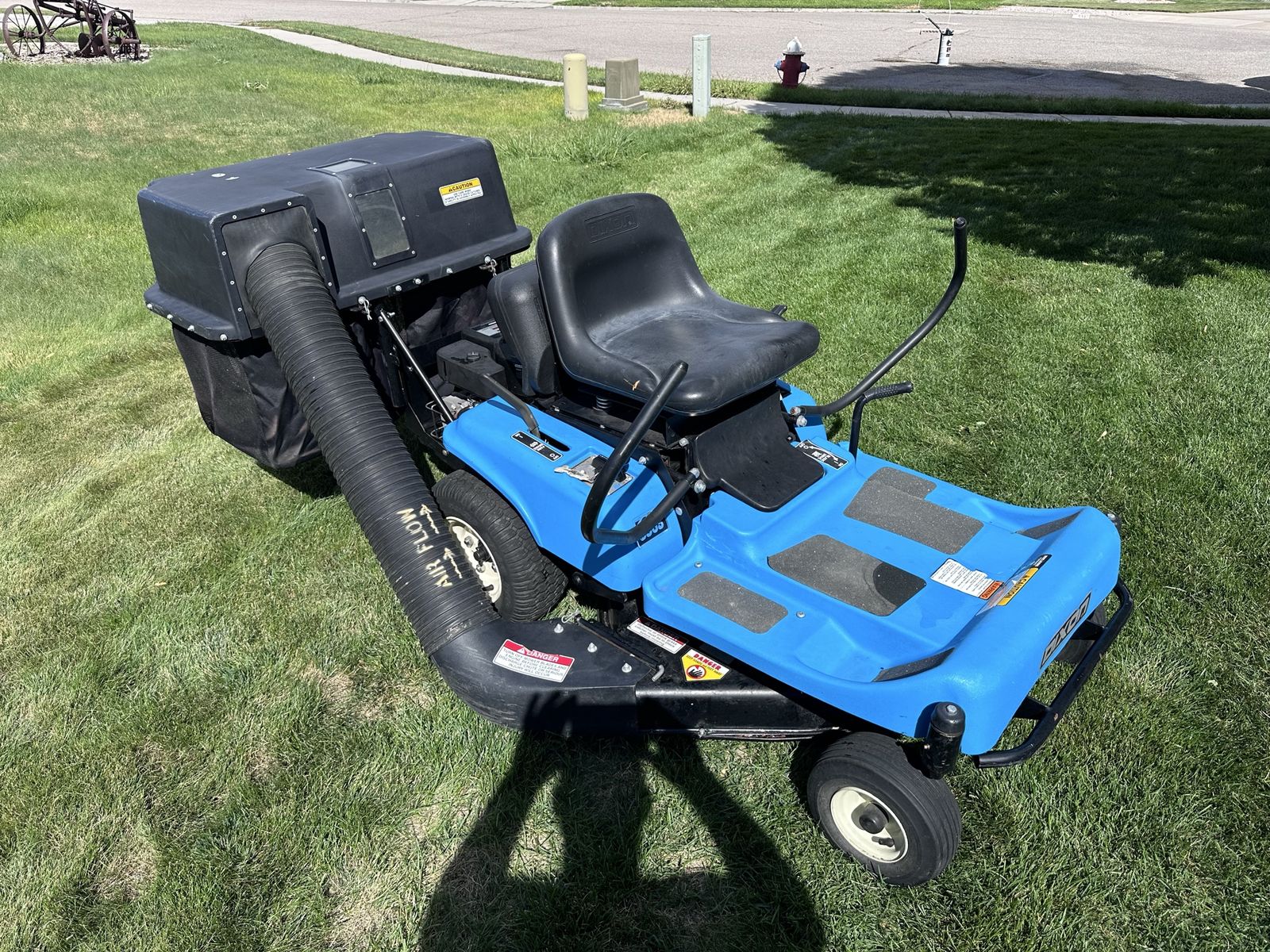 Dixon Zero Turn Riding Lawn Mower with Grass Bagger