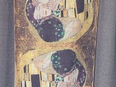 Klimt The Kiss Silk Scarf