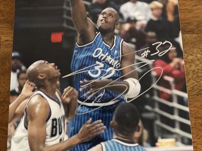 1996 Shaquille O’Neal Autograph Rookie NBA Orlando Magic 8x10 Photo Hand Signed
