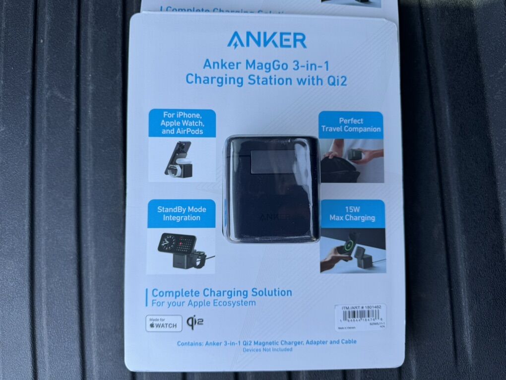 Anker MagGo 3-in-1 Charging Station with Qi2 (NEW)
