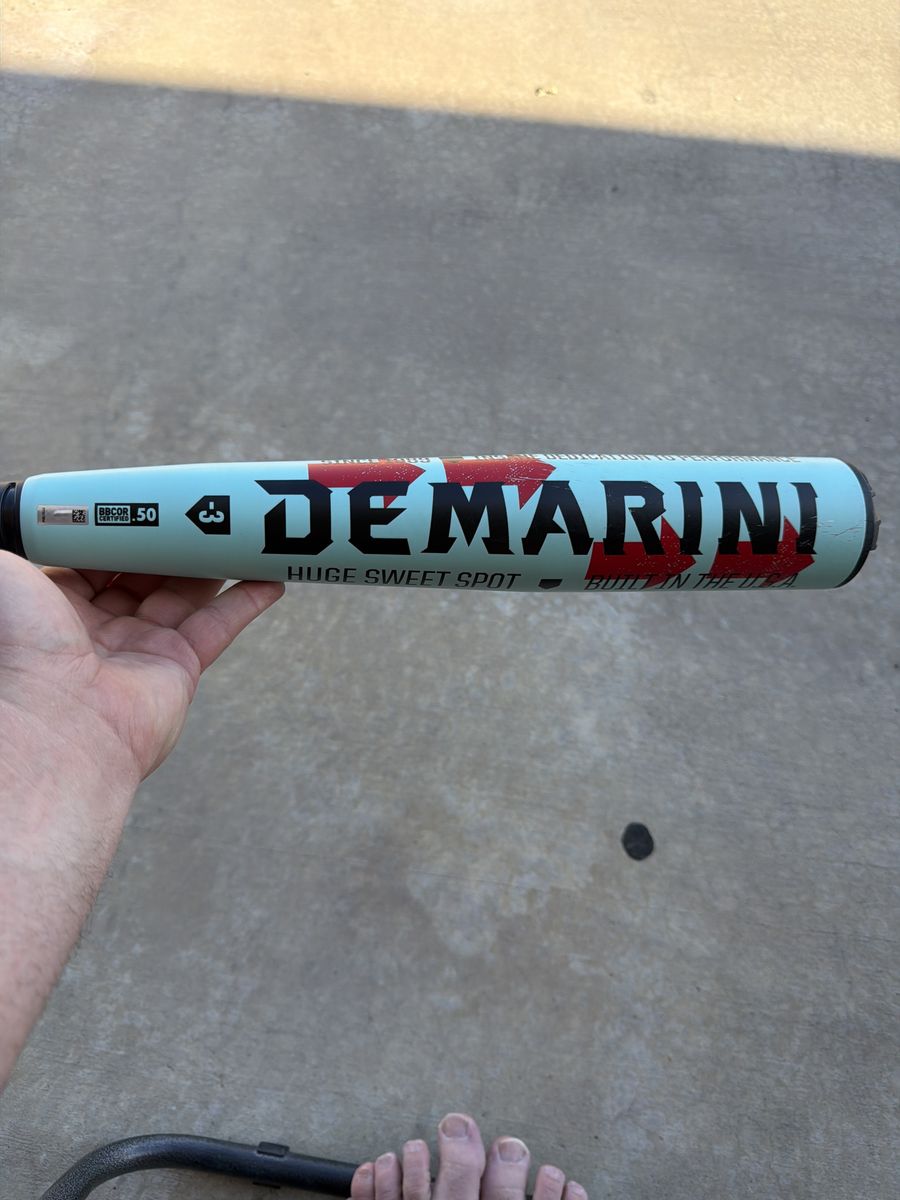 2025 DeMarini "The Goods" BBCOR -3 Baseball Bat 31"/28oz with Lizard Skin Grip