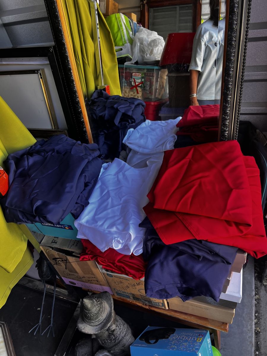 Table Cloths Fabric red or white or blue (19)- JULY 4TH 250 Anniv Pioneer Days RED WHITE & BLUE