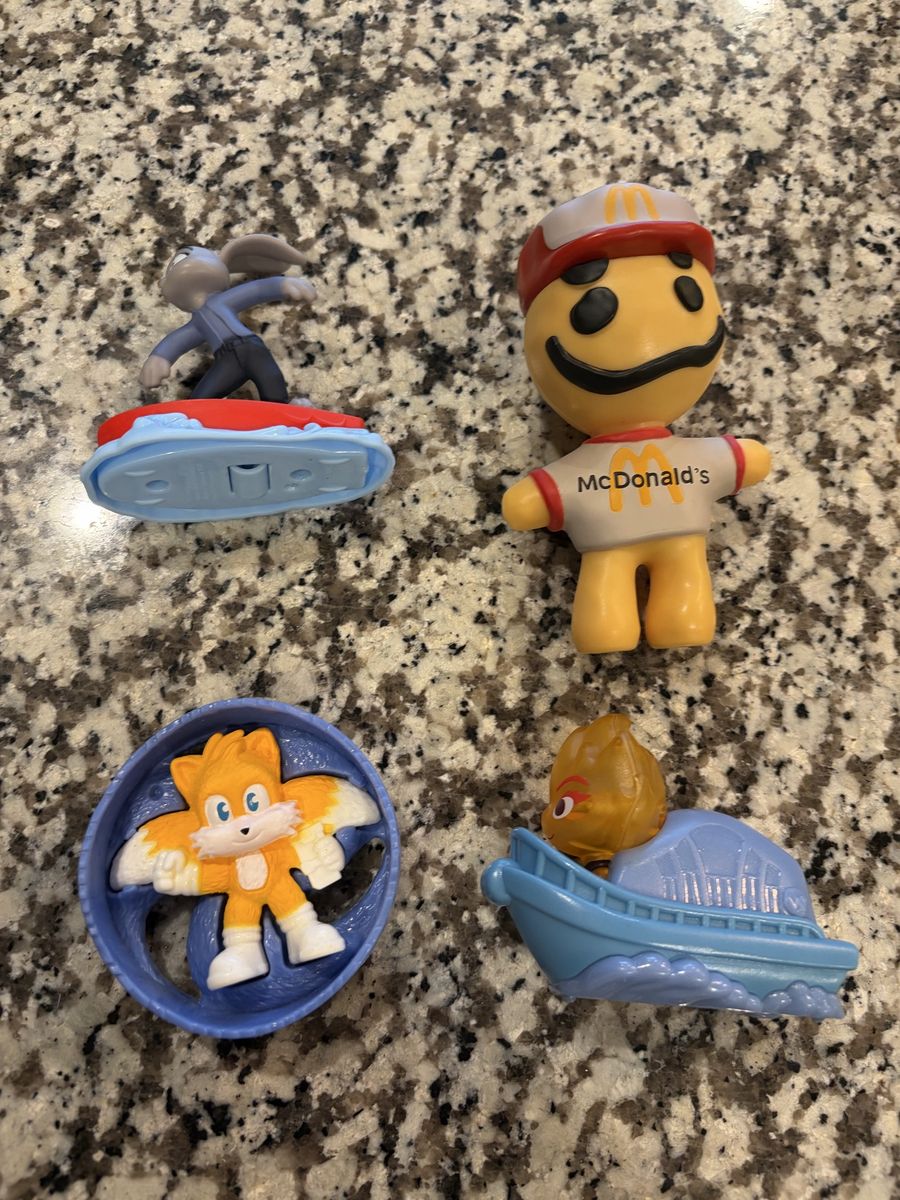 McDonald's Happy Meal Toys: Sonic the Hedgehog, Space Jam, Cactus Plant Flea Market