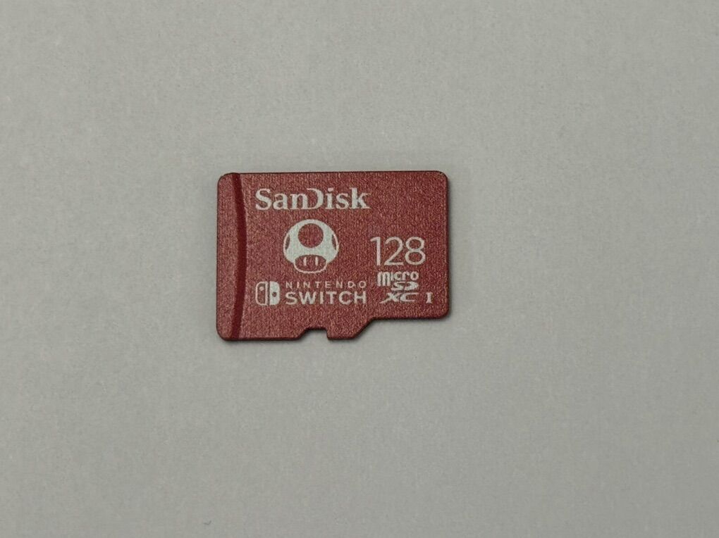 Nintendo Micro Sd Card Sandisk 128gb / Tested