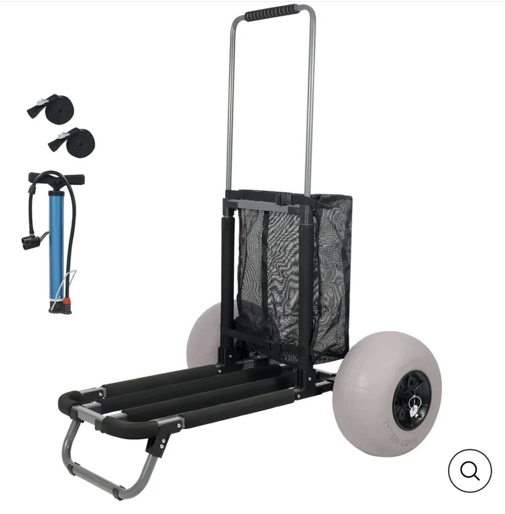 New Beach-Cart Beach Wagon Dolly w/ Ballon Wheels