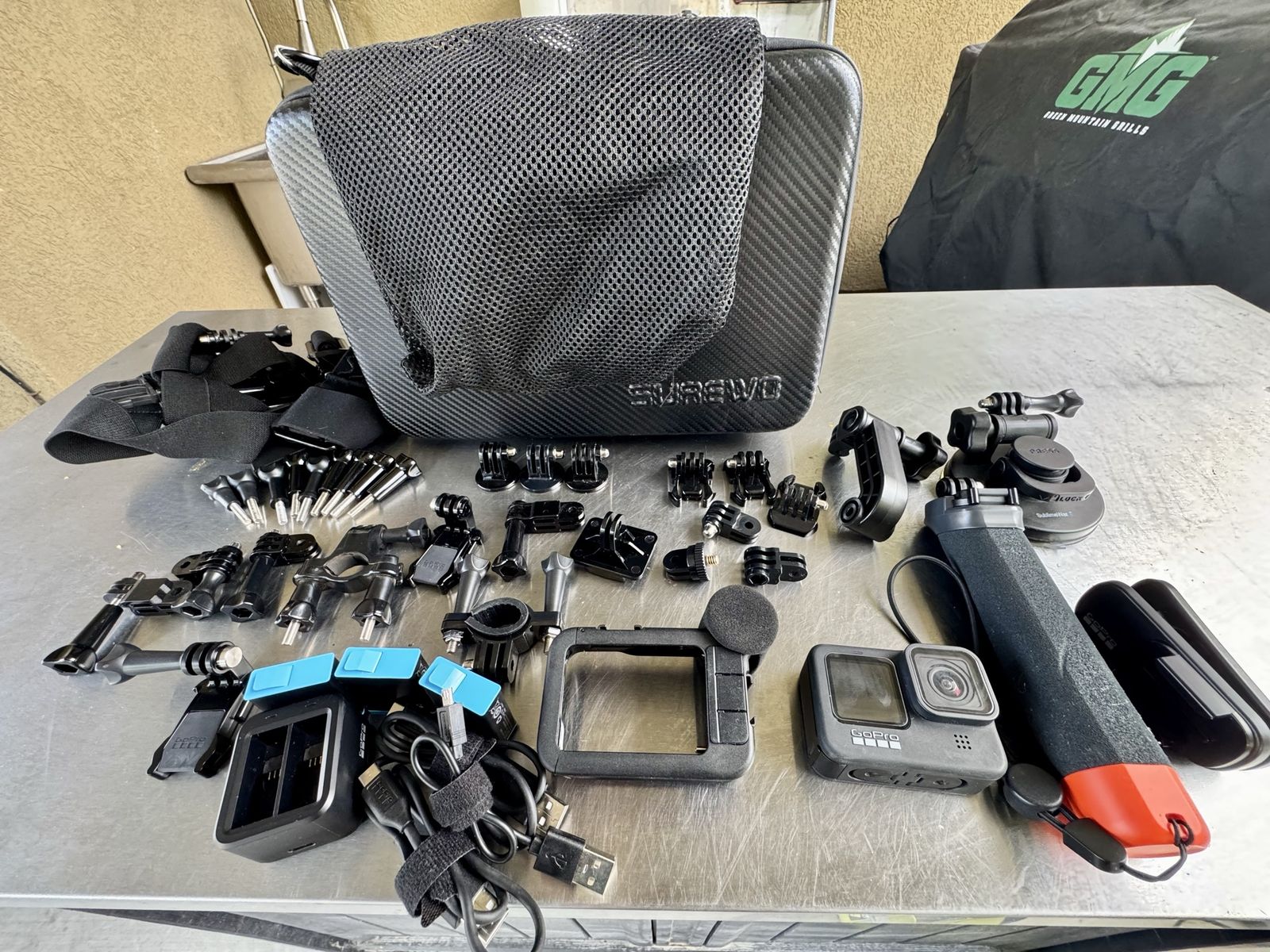 GoPro HERO9 Bundle w/ Media Mod, 4 Batteries & 384GB