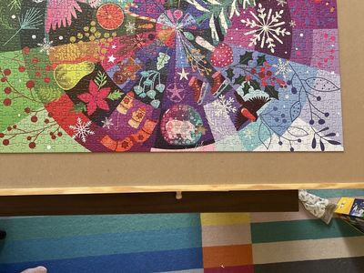 FREE 1000 piece puzzle "Winter Wheel"