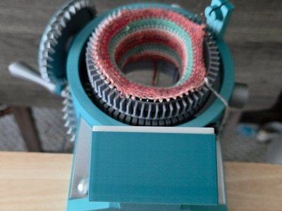 3 D Printed Circular Knitting Sock Machine