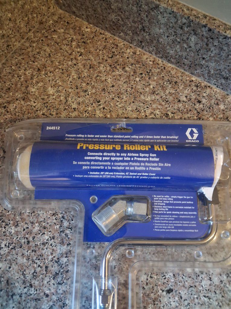 Graco 244512 Pressure Roller Kit - New in Packaging