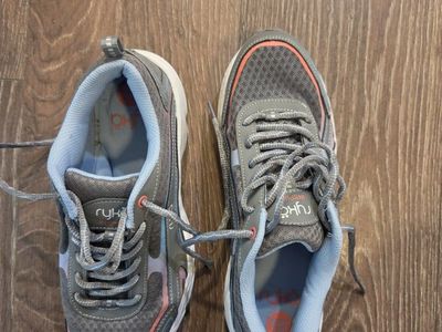 Ryka Inspire Gray Pink Walking Shoes, Women's Size 8.5