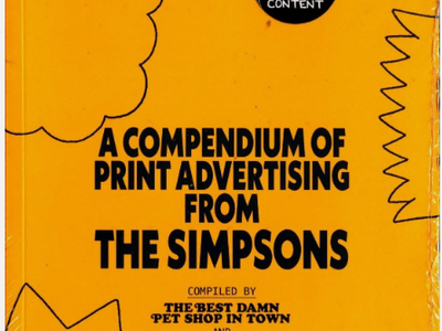 A Compendum of Print Advertising from the Simpsons