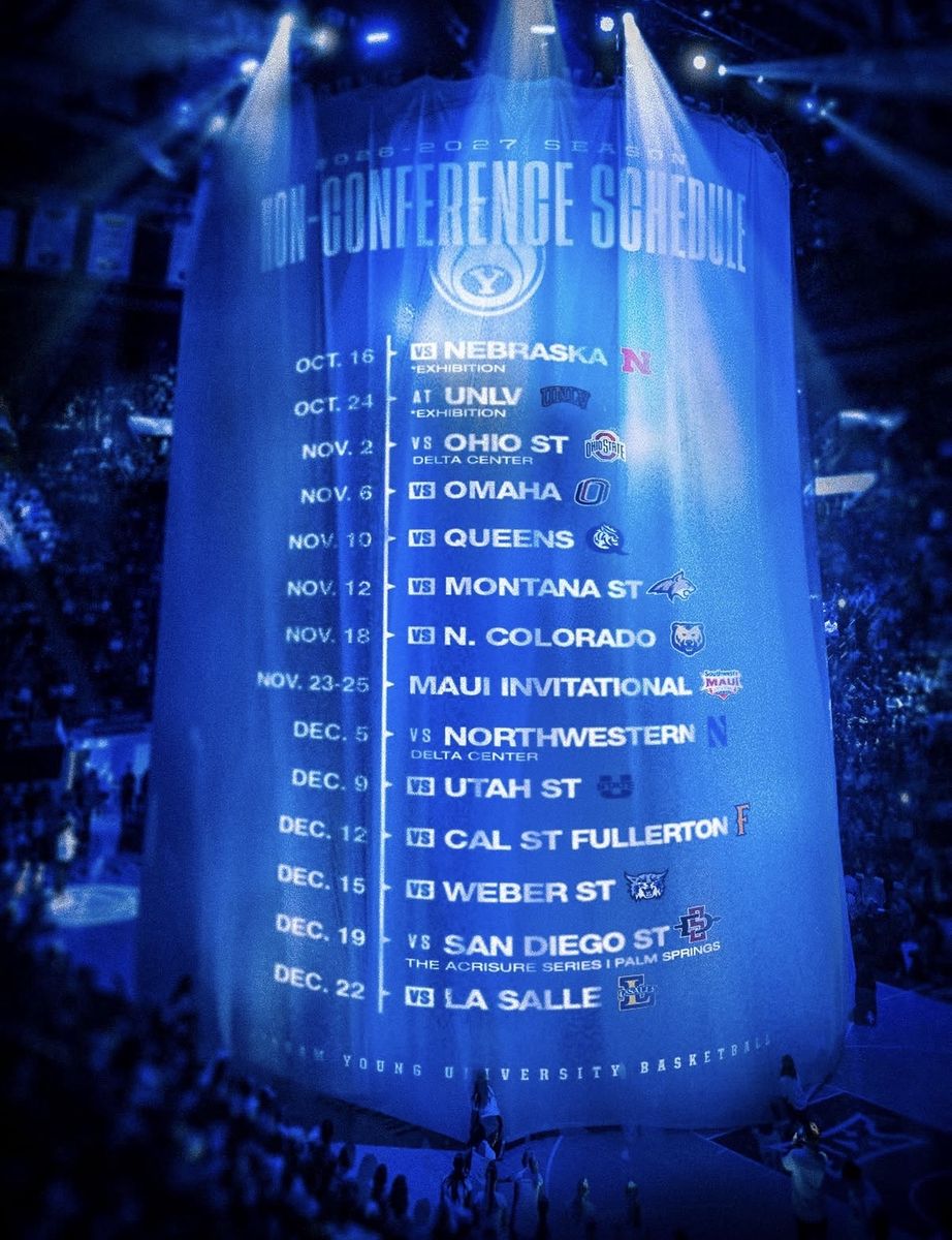 2026–2027 BYU Men's Basketball Season Tickets Lower Bowl Row12
