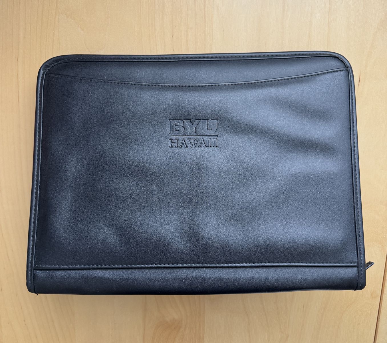 Black Zippered Padfolio Portfolio 10x13