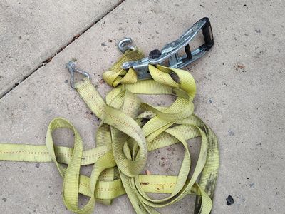 heavy duty ratcheting tie down strap