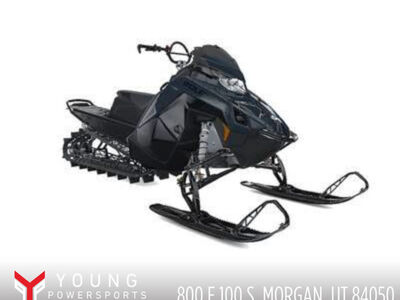 2026 Polaris® Patriot Boost PRO RMK 155 Gloss Black / Blue Dusk