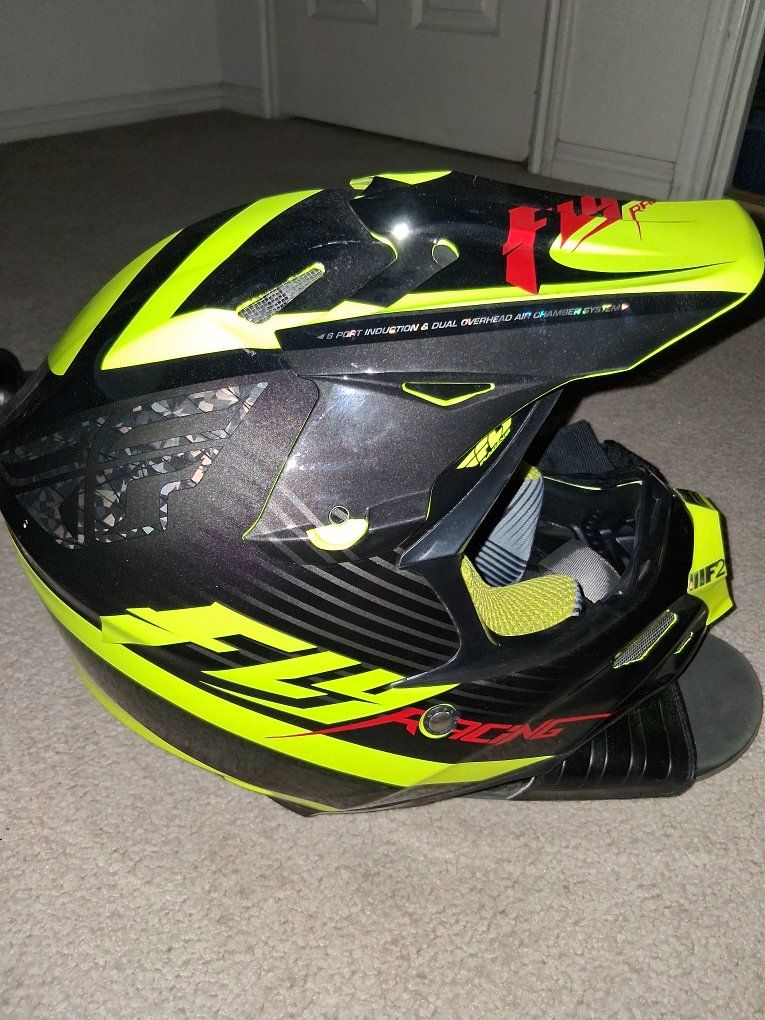 F2 Motorcycle Helmet - Brand new in excellent condition no scratches. Carbon fiber