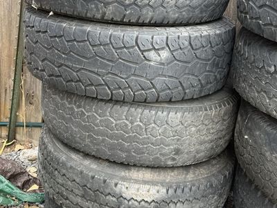 Steel wheels and tires