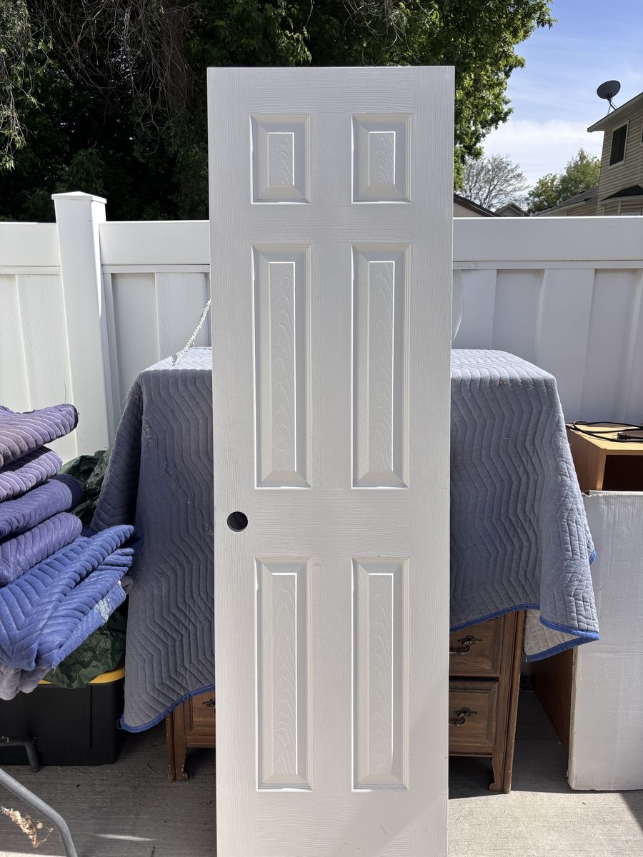Interior Six Panel Door 24x80 Right Swing
