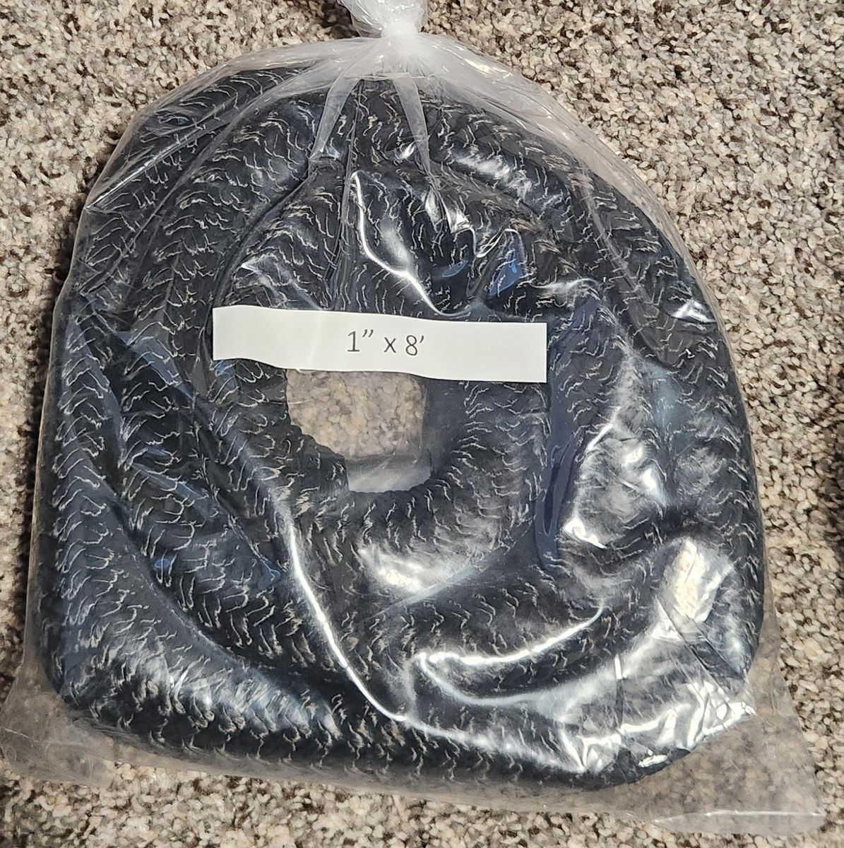 8' Lengths of 1" Double Braid Nylon Rope [(21) Available]