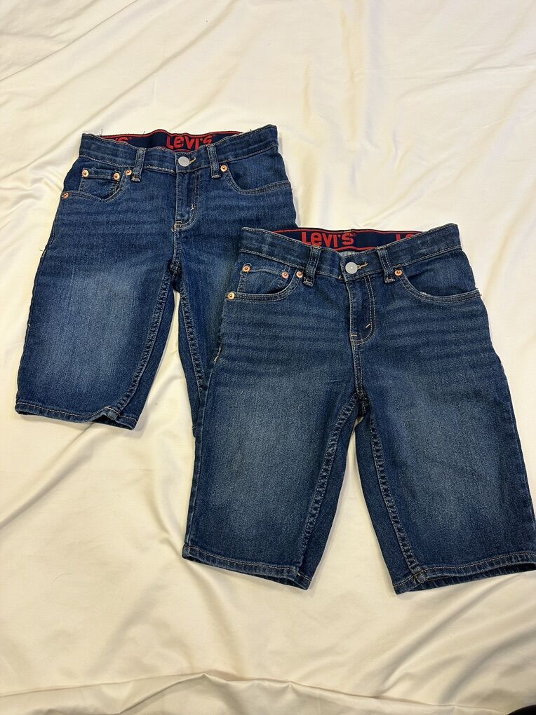 Boys Levi Jean shorts