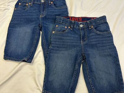 Boys Levi Jean shorts