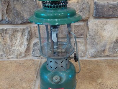Vintage 1956 Coleman Lantern Camping Hunting Fishing