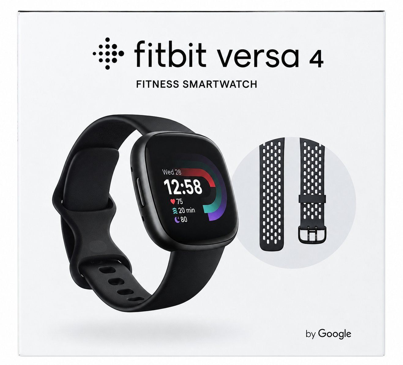Fitbit Versa 4 Fitness Smartwatch with Extra Sport Band Bundle ($189+ retail)
