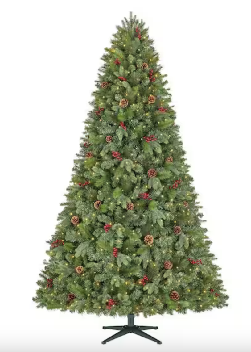NEW 7.5 ft. Pre-Lit LED Westwood Fir Christmas Tree w/ 650 Warm White Micro Fairy Lights