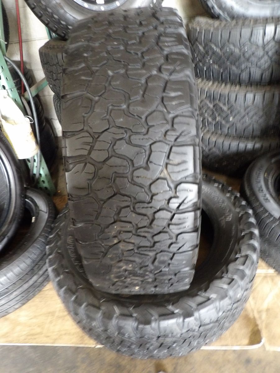 275/60R20 BF GOODRICH ALL TERRAIN TA KO2 PAIR OF TWO USED TIRES