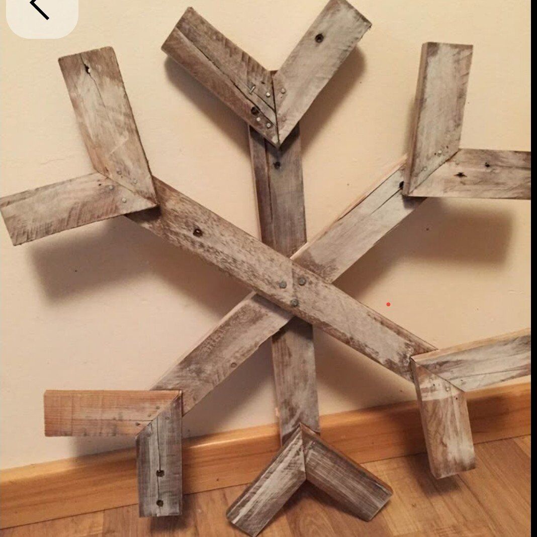 Barn Wood Snowflakes