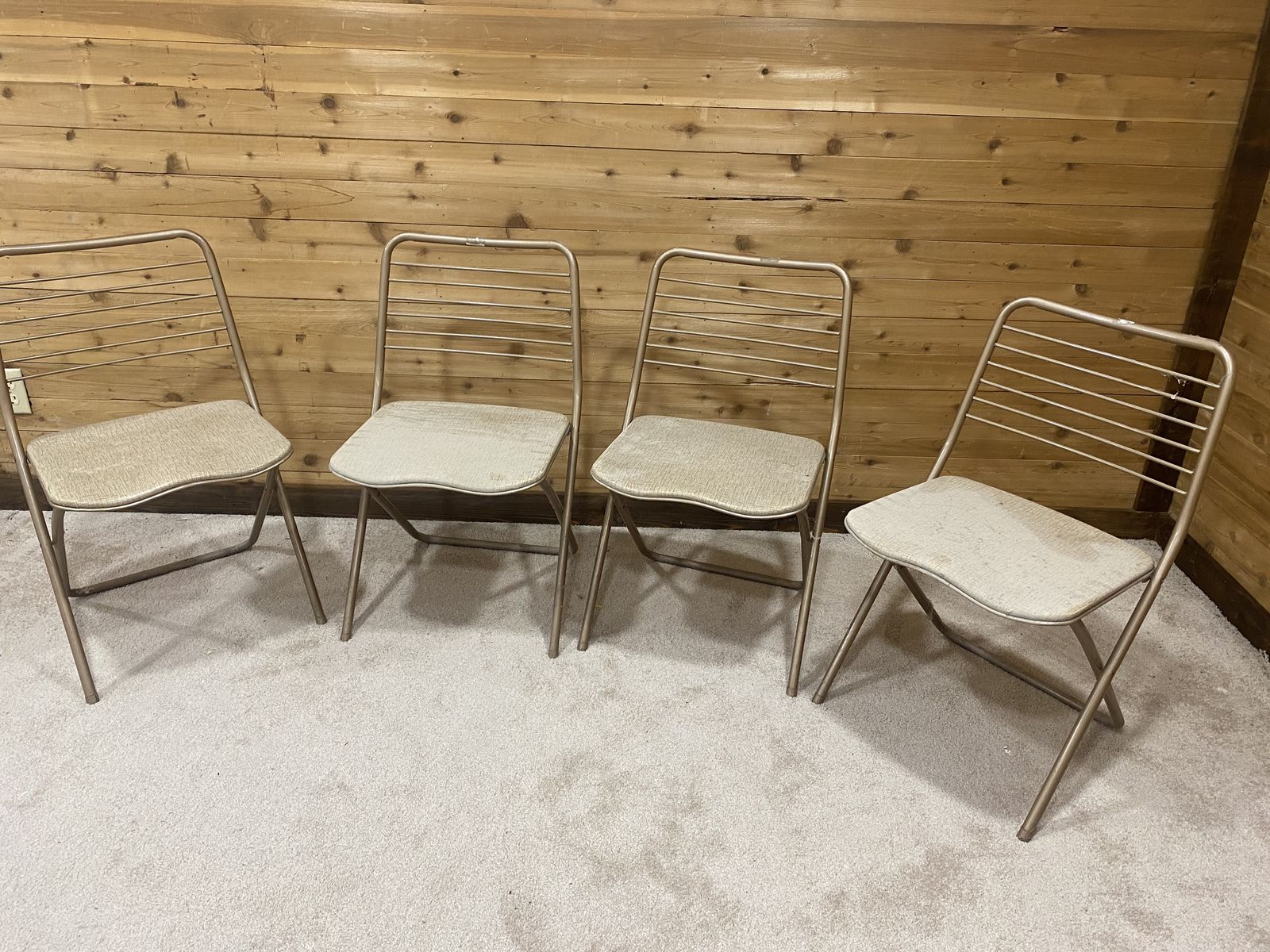 4 Midcentury Modern Folding Chairs