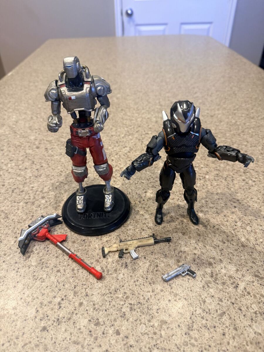Two Fortnite figures A.I.M. Premium and accessories
