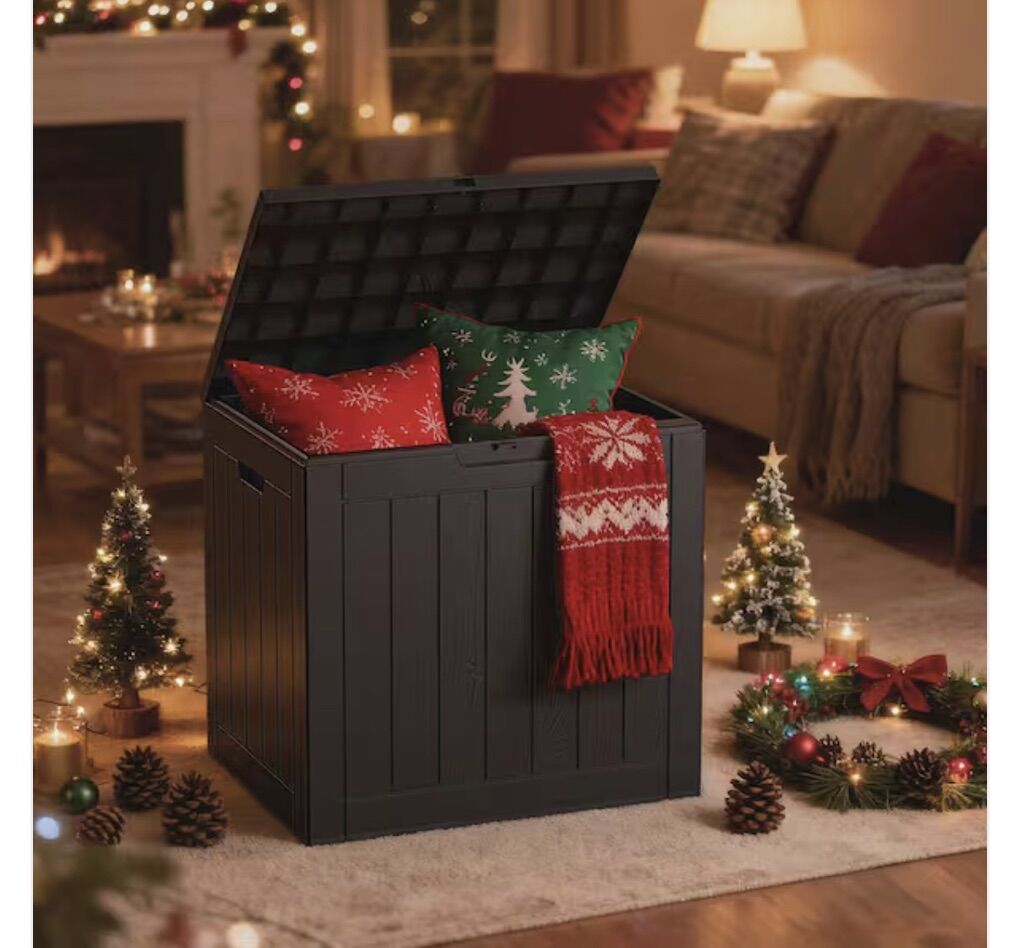 NEW! 30 Gal. Deck Box Indoor/Outdoor