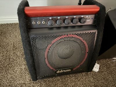 ddrum DDA50 50W Acoustic Drum Amplifier - Practice Amp with EQ