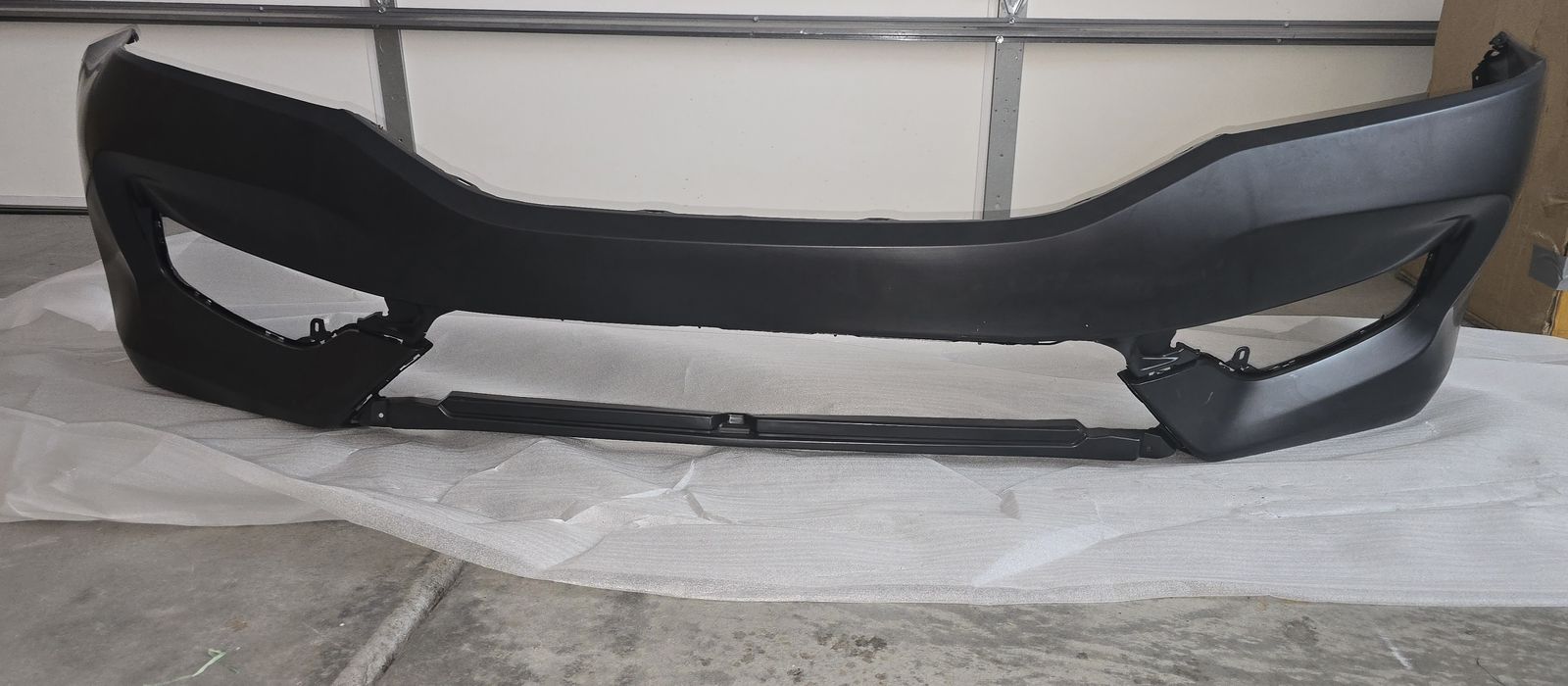 Primed Front Bumper Cover for 2016-2017 Honda Accord Sedan (Excl. Hybrid/Touring, No Parking Aid Holes)