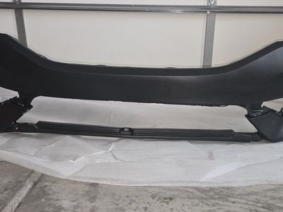 Primed Front Bumper Cover for 2016-2017 Honda Accord Sedan (Excl. Hybrid/Touring, No Parking Aid Holes)