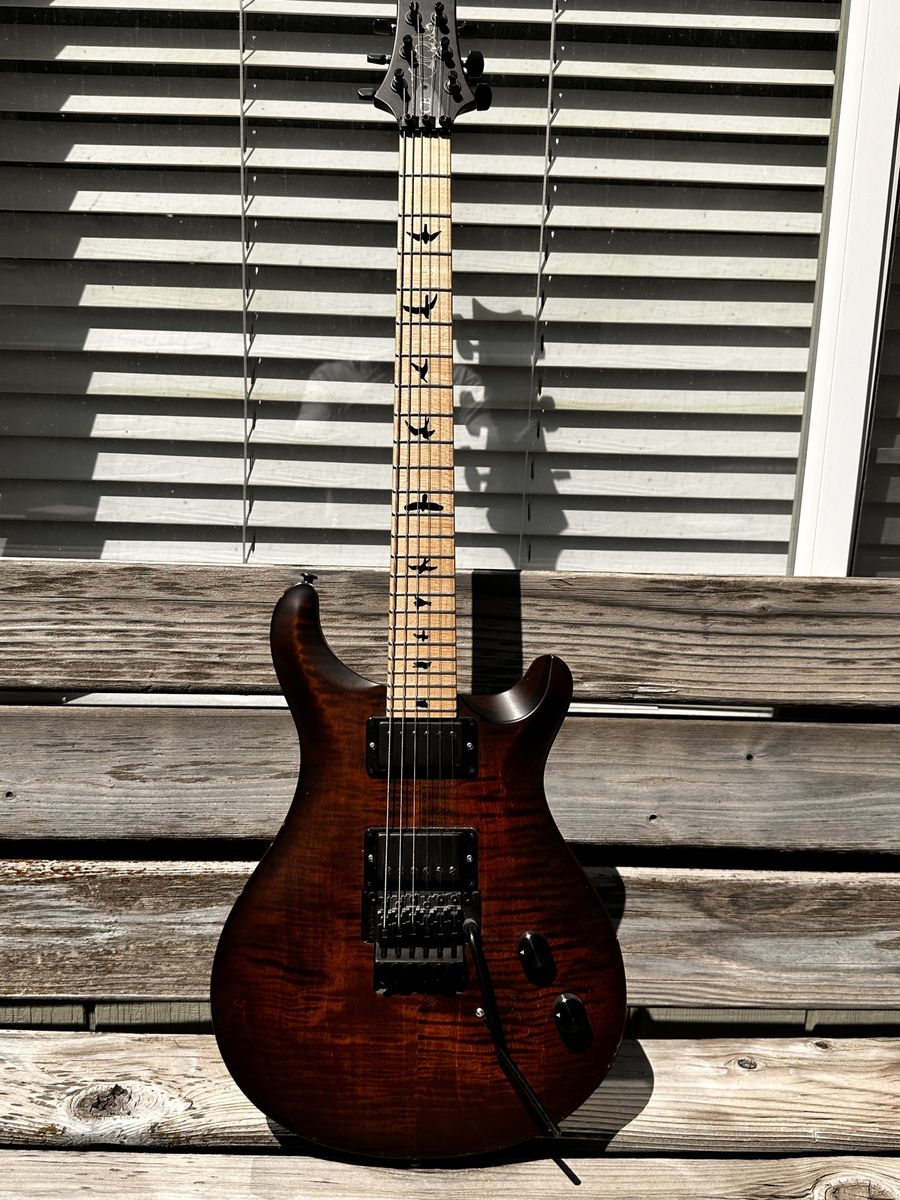 PRS CE Dusty Waring signature Custom 24 Electric Guitar in lamber burst. Paul Reed Smith