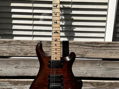 PRS CE Dusty Waring signature Custom 24 Electric Guitar in lamber burst. Paul Reed Smith