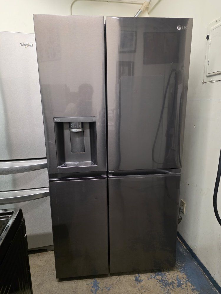 Lg black stainless refrigerator