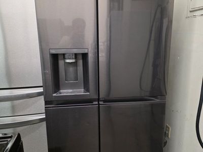 Lg black stainless refrigerator
