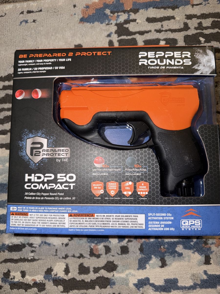 P2P HDP 50 Be Prepared 2 Protect .50 Caliber Pepper Round Air Pistol