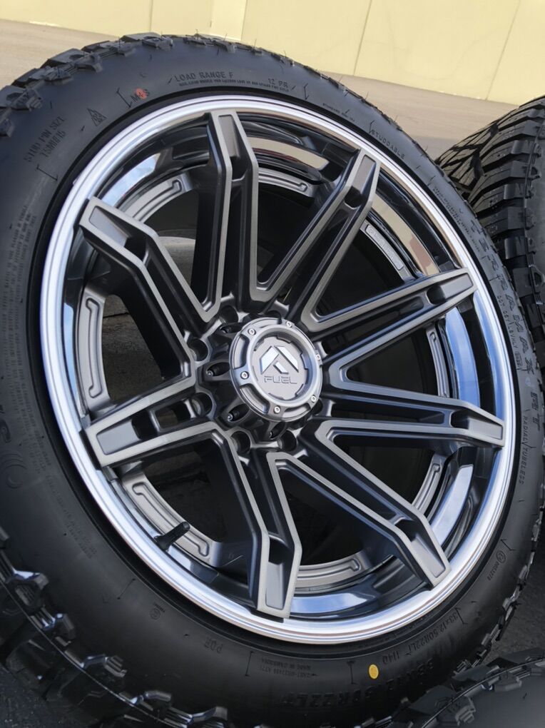New Wheels Fuel Fusion Forged & Tires LT33x12.5R22