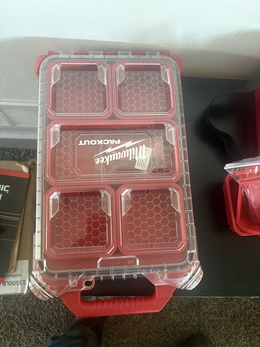 Milwaukee Packout Compact Organizer Box With Bins